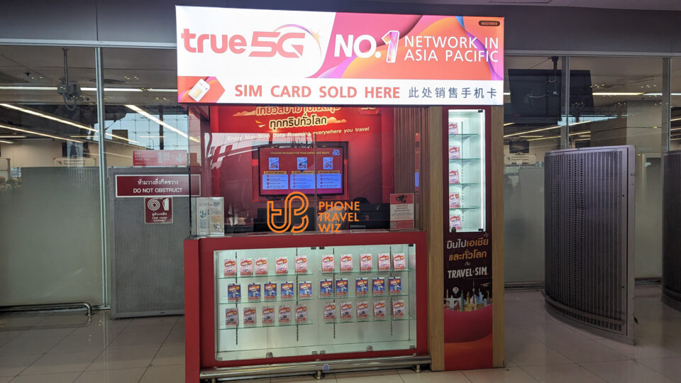 Bangkok Suvarnabhumi Airport (BKK) SIM Card Buying Guide Phone Travel Wiz