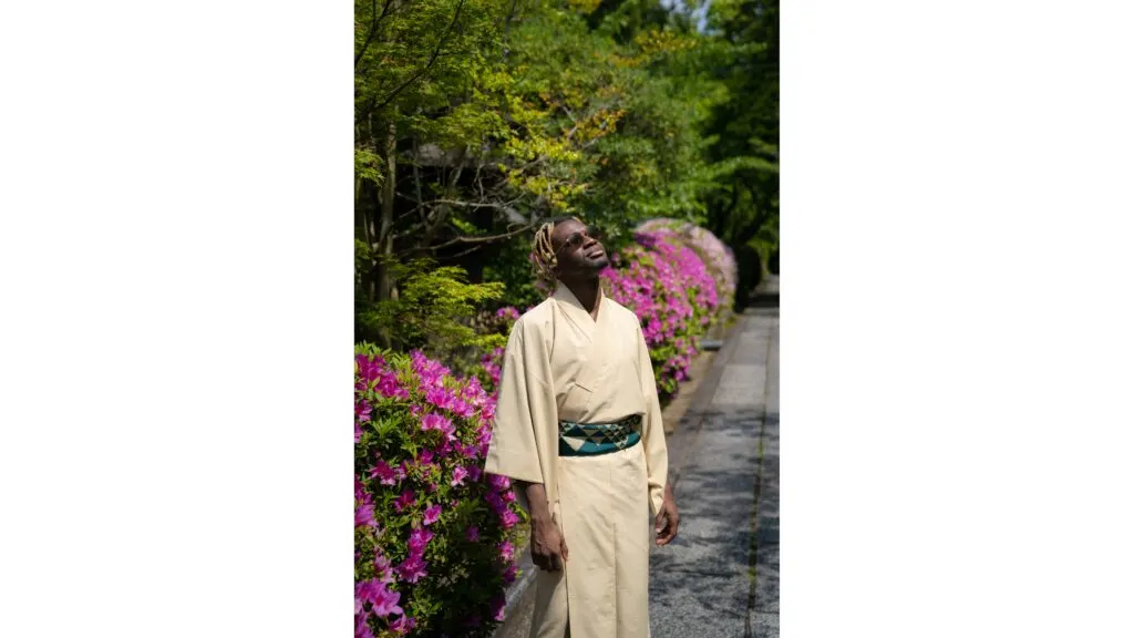 Adu from Phone Travel Wiz in a Kimono in Kyoto