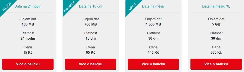 mobil.cz Czech Republic Data Plans