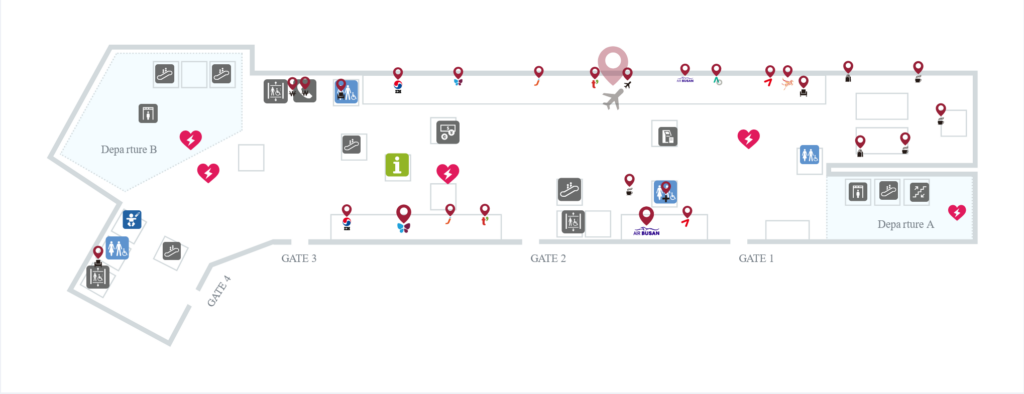 Jeju International Airport Domestic Terminal Map