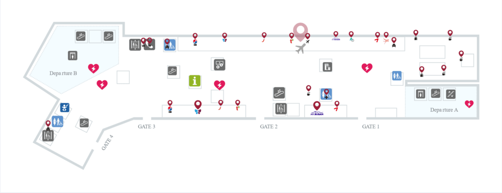 Jeju International Airport Domestic Terminal Map