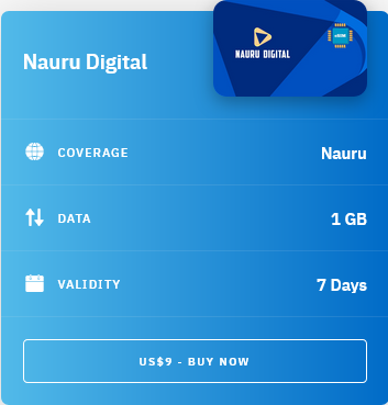 Airalo Nauru Nauru Digital eSIM with Prices