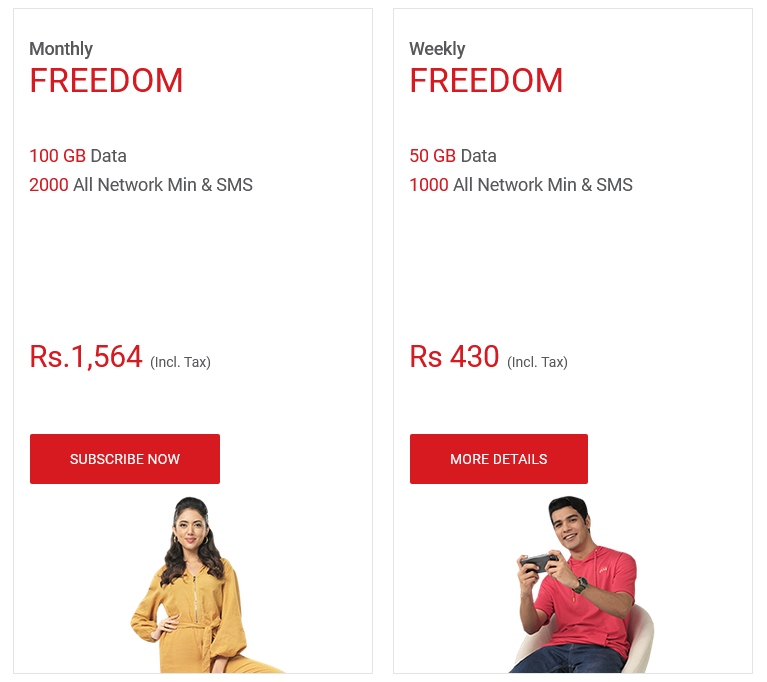 Jazz Pakistan All Prepaid Plans