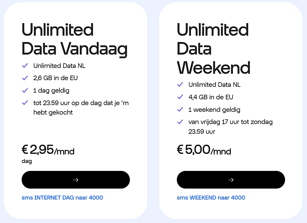 T-Mobile Netherlands Unlimited Data Plan