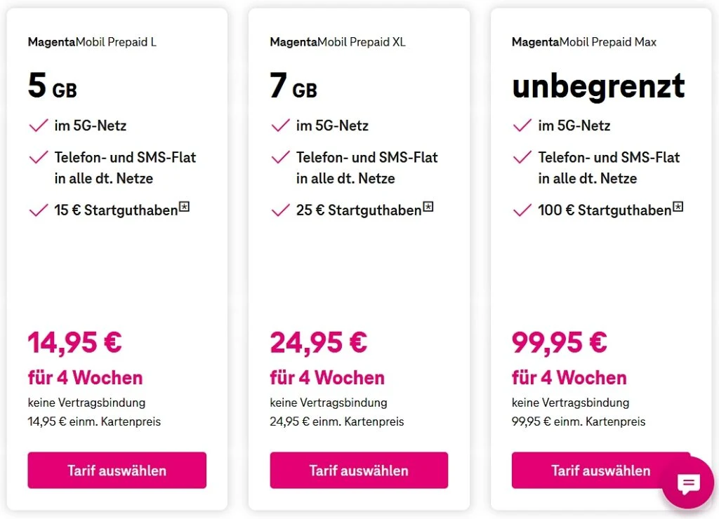 Telekom Germany MagentaMobil Plan