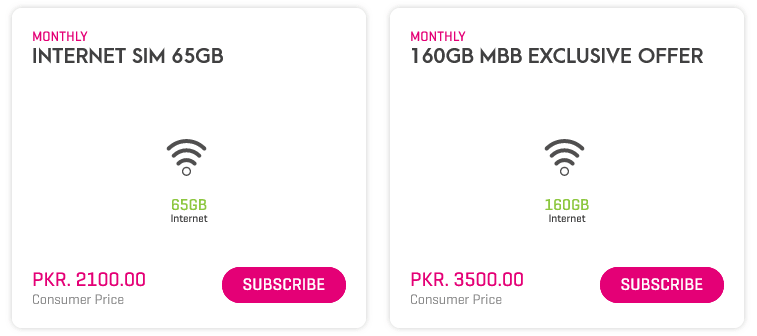 Zong Pakistan Data Bundles1