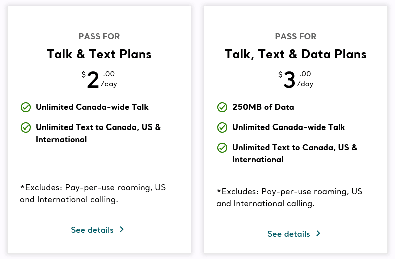 Chatr Mobile Canada Day Pass Plan