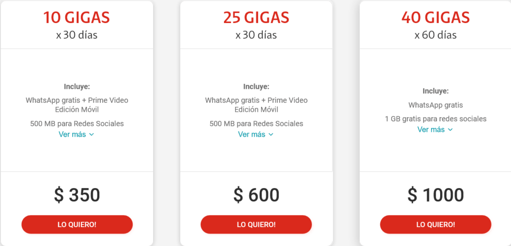 Claro Uruguay Packs Ya Plan