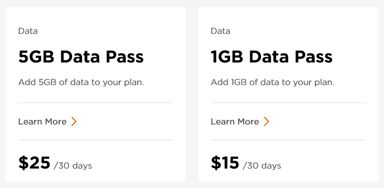Freedom Mobile Canada Data Add-ons1