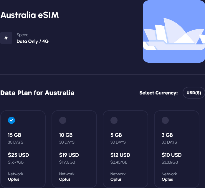 Nomad Australia eSIMs