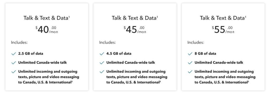 Rogers Canada Monthly Prepaid Plans