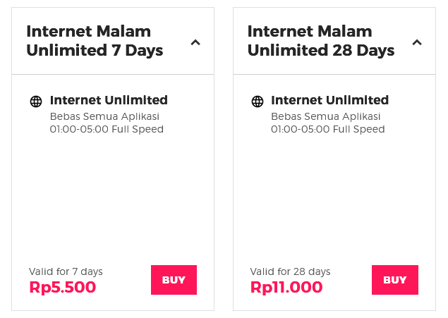 Smartfren Indonesia Unlimited Malam Plans1