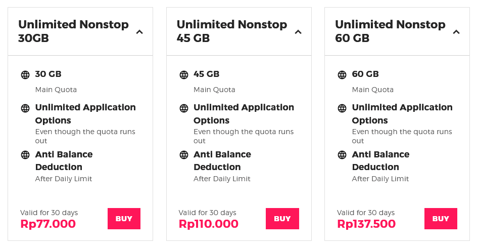 Smartfren Indonesia Unlimited Nonstop Plans1