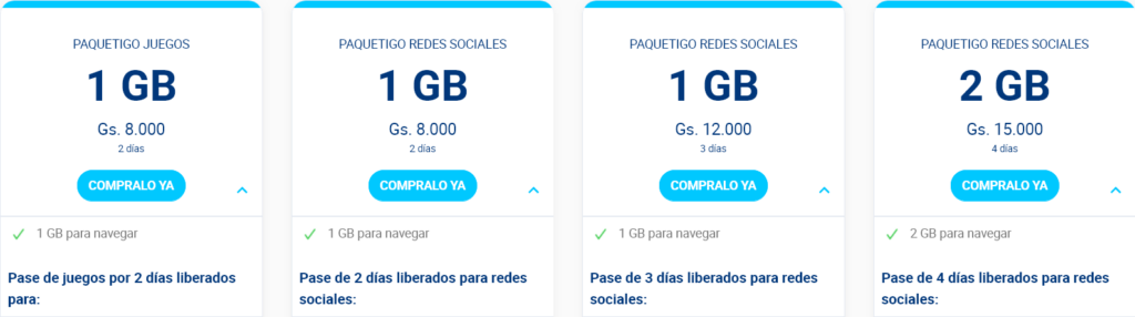 Tigo Paraguay Juegos Y Redes Sociales Plan