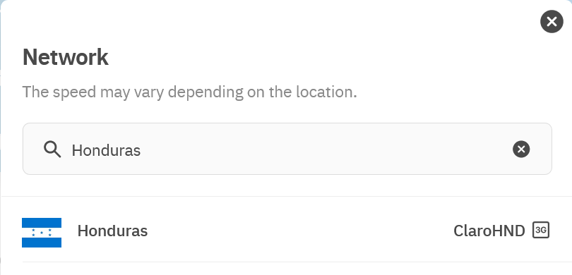 Airalo Discover+ eSIM Supported Network in Honduras (Claro)