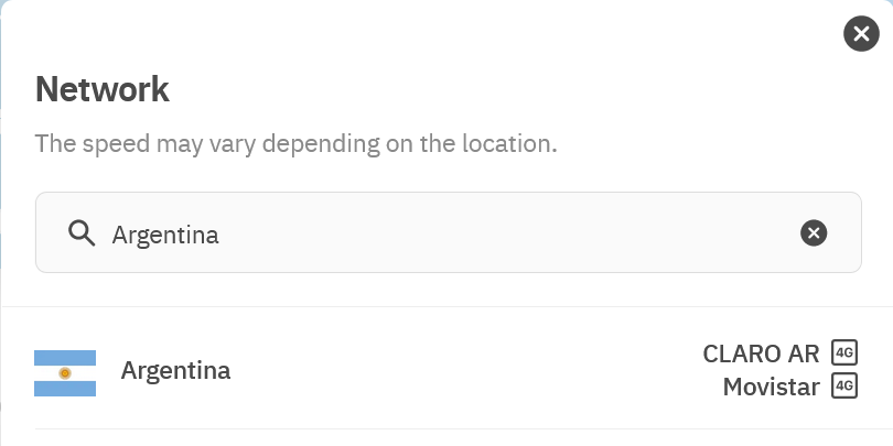 Airalo Discover+ eSIM Supported Networks in Argentina (Claro & Movistar)