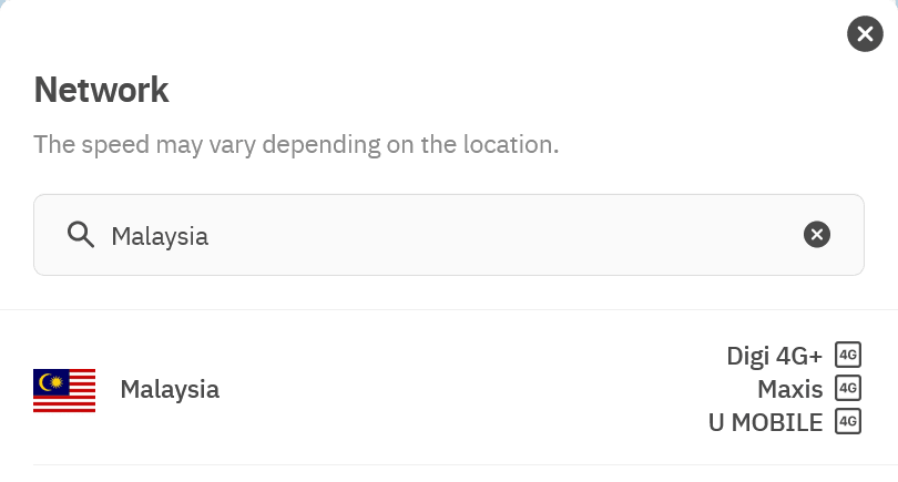 Airalo Discover+ eSIM Supported Networks in Malaysia (Digi, Maxis, & U Mobile)