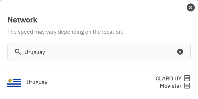 Airalo Discover+ eSIM Supported Networks in Uruguay (Claro & Movistar)