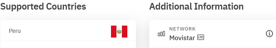 Airalo Habla Telefon eSIM Supported Network (Movistar)