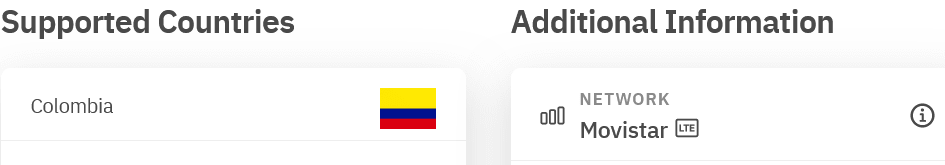 Airalo Hartonet eSIM Supported Network (Movistar)