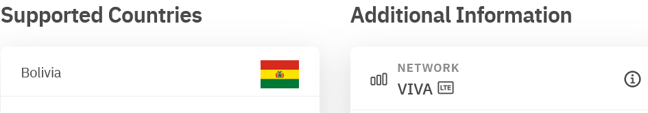 Airalo WA Mobile eSIM Supported Network (Viva)