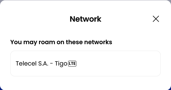 Alosim Paraguay eSIM Supported Network (Tigo)