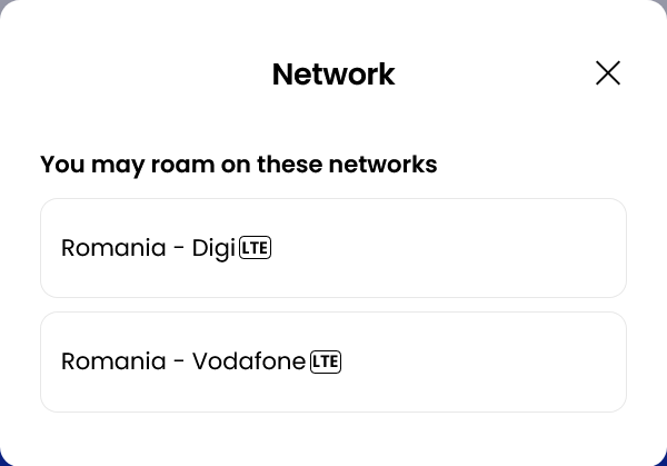 Alosim Romania eSIM Supported Networks (Digi & Vodafone)