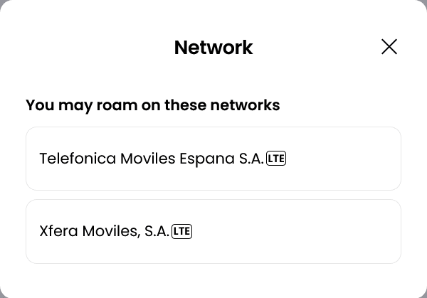 Alosim Spain eSIM Supported Networks (Movistar & Yoigo)