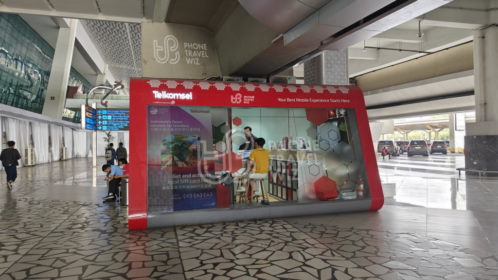 Telkomsel Store at Jakarta-Soekarno-Hatta International Airport