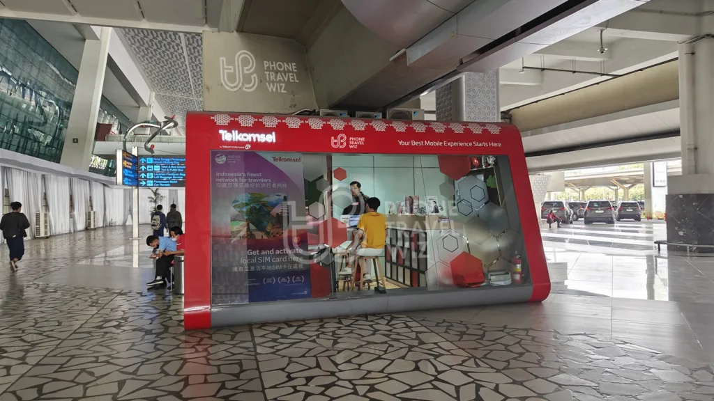 Telkomsel Store at Jakarta-Soekarno-Hatta International Airport