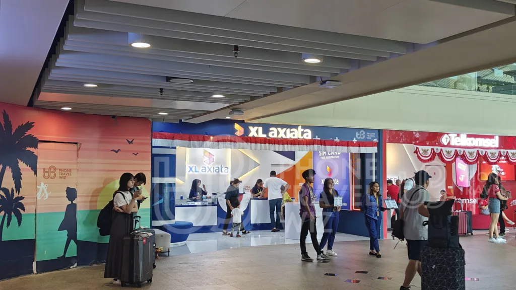 XL Axiata Store at Denpasar (Bali) I Gusti Ngurah Rai International Airport