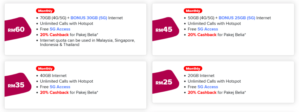 Hotlink by Maxis Malaysia High Speed Internet Plans
