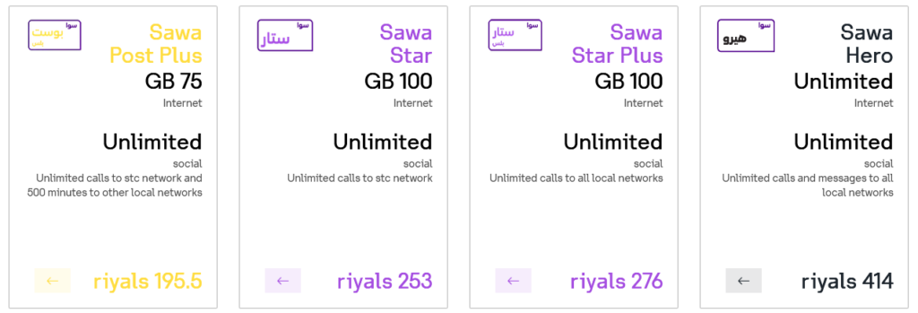 STC KSA Sawa Prepaid Package1