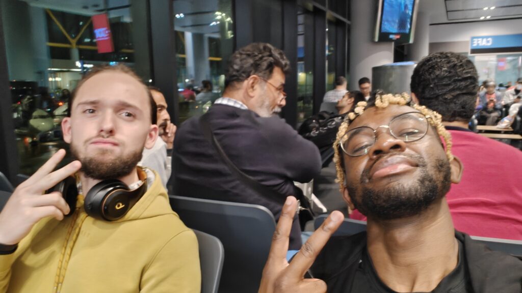 Adu and Jakub on their way to Istanbul Turkey