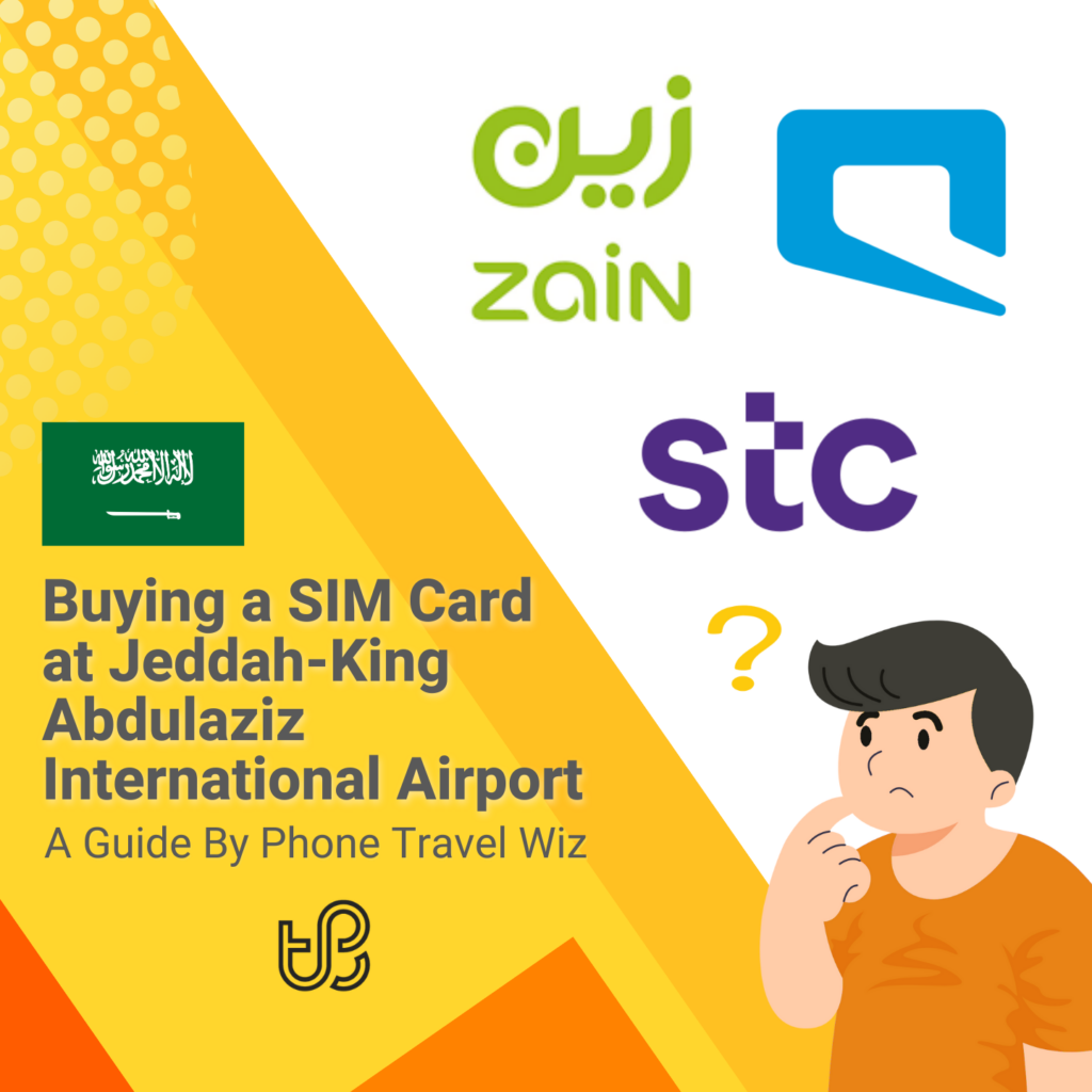 Buying a SIM Card at Jeddah-King Abdulaziz International Airport