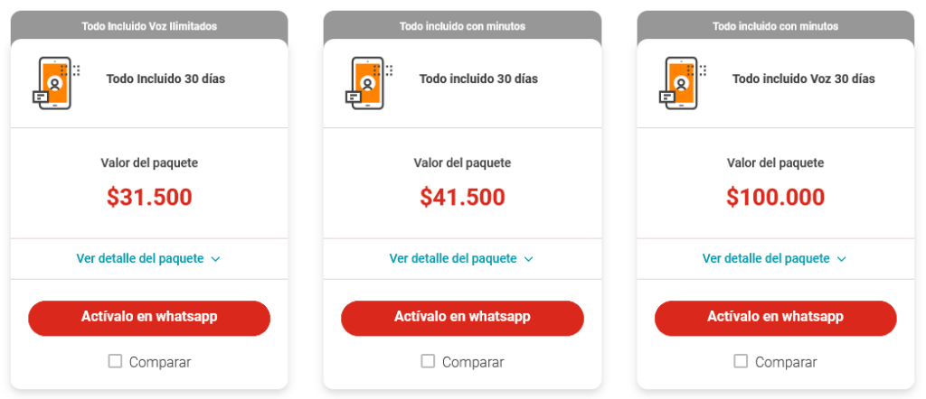 Claro Colombia Paquetes Todo Includio Combo Plan