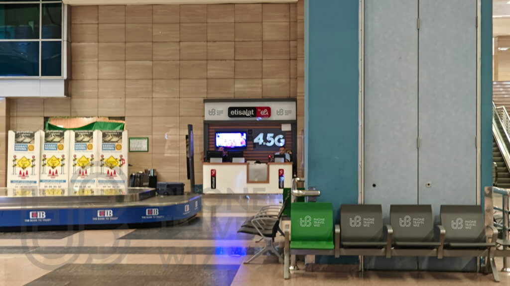 Etisalat Egypt Store at Cairo International Airport Luggage Claim
