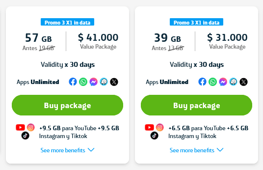 Moviestar Colombia Paquetes Todo En Uno All In One Packages Plan