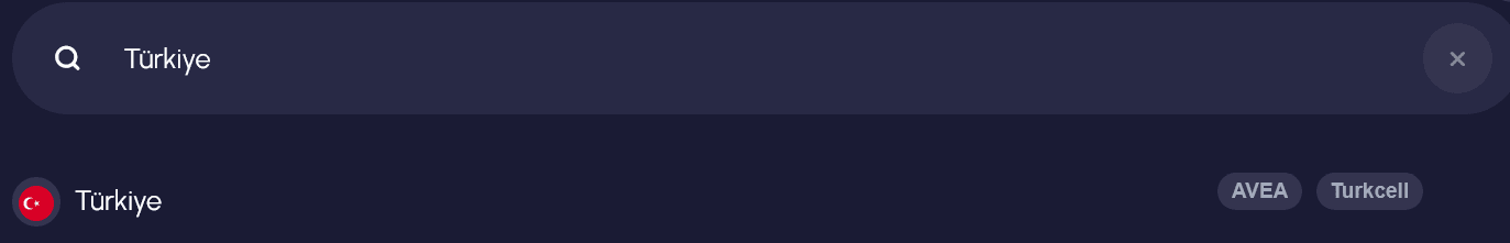 Nomad Middle East eSIM Supported Networks in Turkey (Türk Telecom & Turkcell)