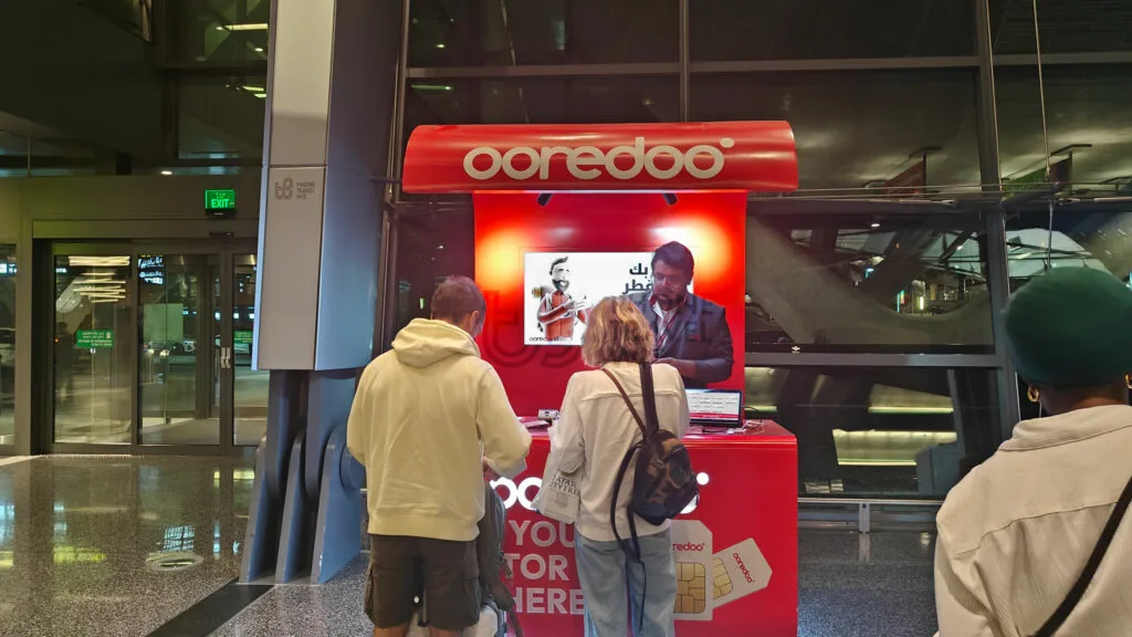 Ooredoo Qatar (Front) Store at Doha-Hamad International Airport