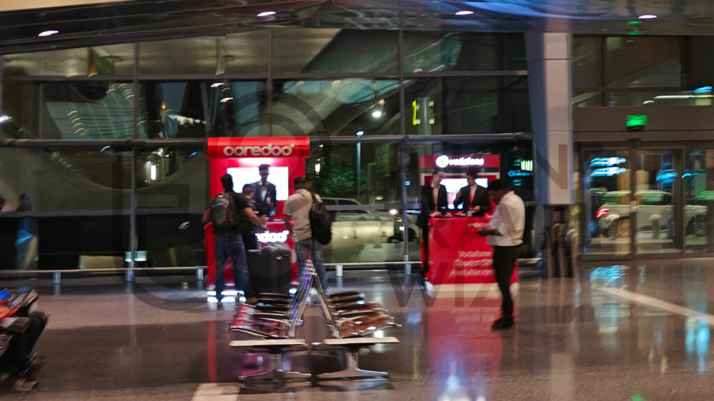 Ooredoo Qatar & Vodafone Qatar Stores at Doha-Hamad International Airport