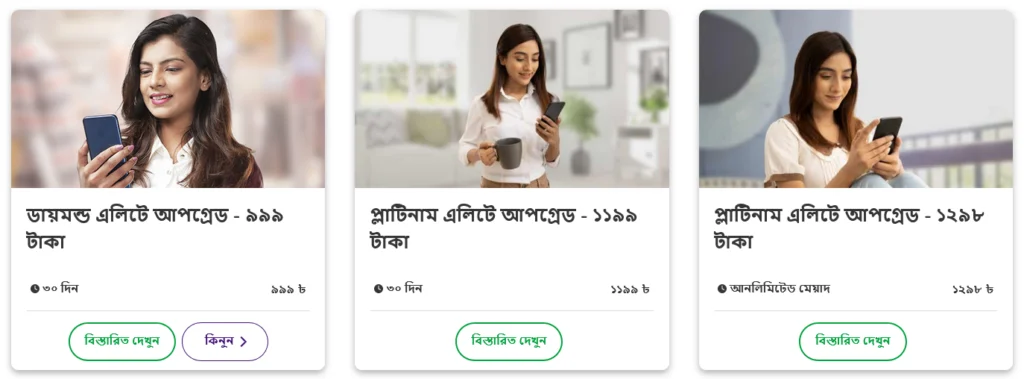 Robi Bangladesh Instant Elite Packs