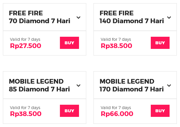 Smartfren Indonesia Game Data Plans