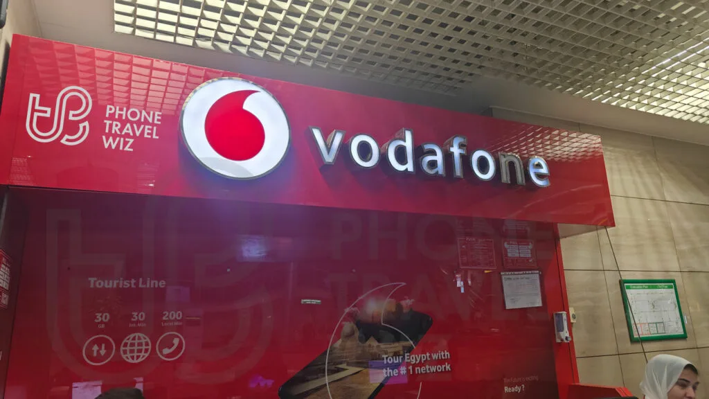 Vodafone Egypt Store at Cairo International Airport Luggage Claim