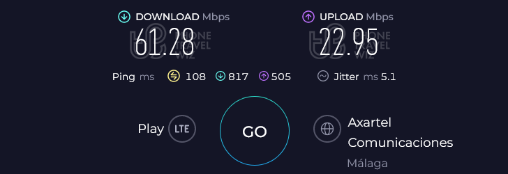 Airalo Guay Mobile Speed Test at McDonald's @ Centro Comercial Los Patios (22.95 Mbps)