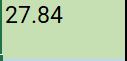 Fastest Result (Light Green) Within Category Example for Speed Test Results