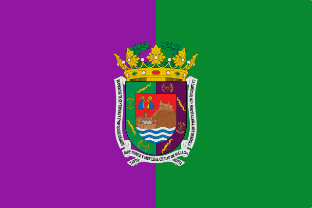 Flag of Málaga