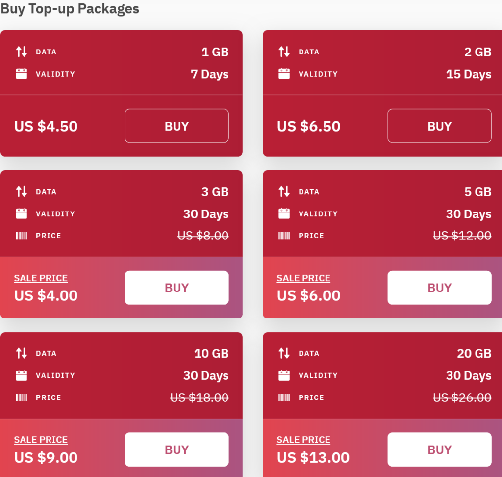 Airalo Merhaba Turkey eSIM Top Ups