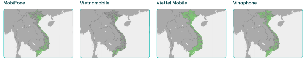 Vietnam Opensignal Coverage Maps of Viettel, Vinaphone, Mobifone & Vietnamobile 2023