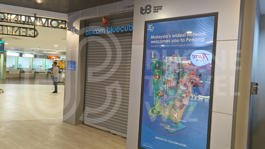 Celcom Store at Penang International Airport 2